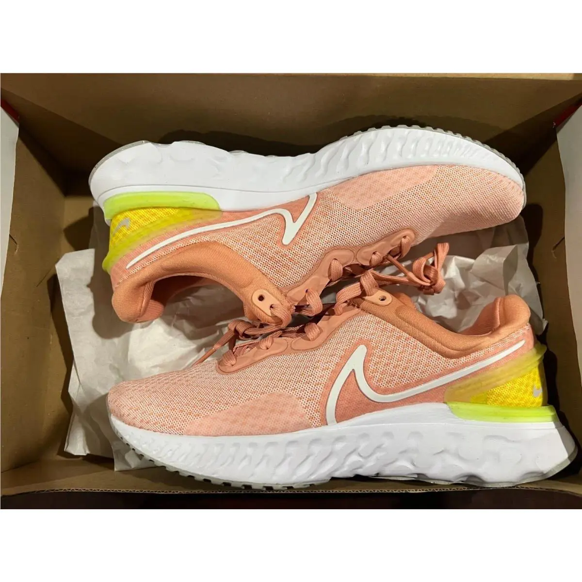 Nike shoes - REACT MILER 3 - REACT MILER - DD0491 - LT MADDER ROOT/WHITE 6