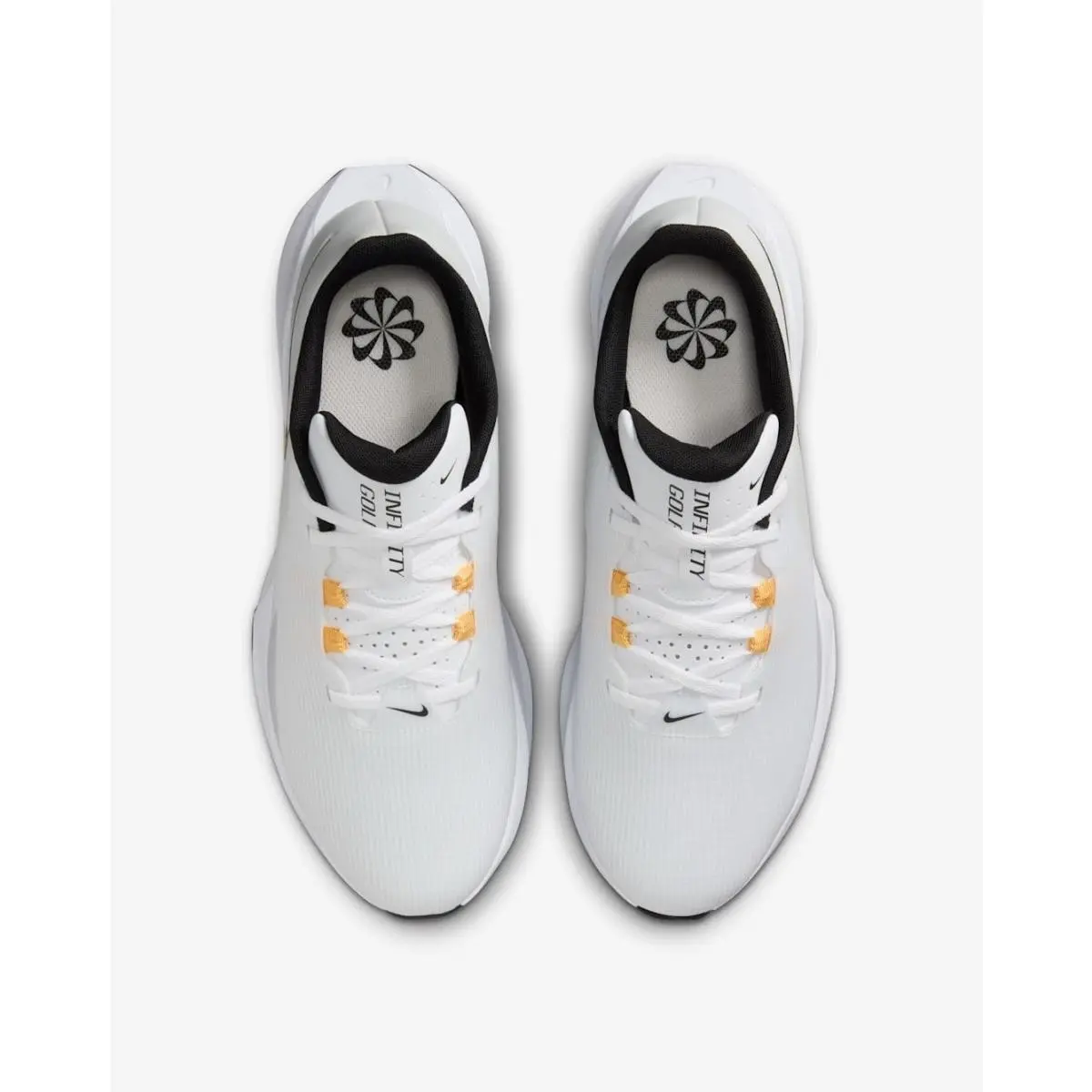 Nike shoes - White/Topaz Gold-Black 8