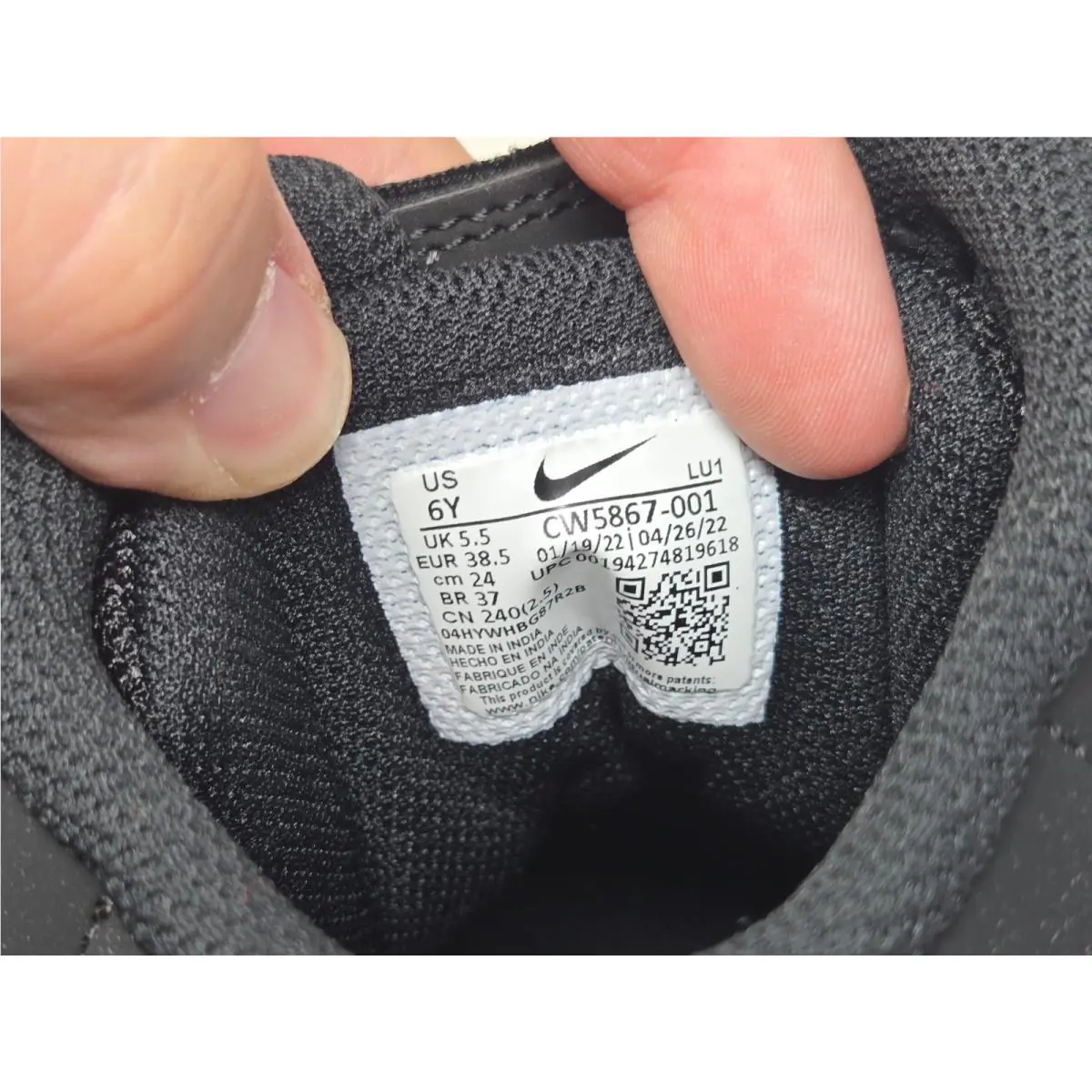 Nike shoes - Nike Court Borough - Court Borough - CW5867001 - Black 5
