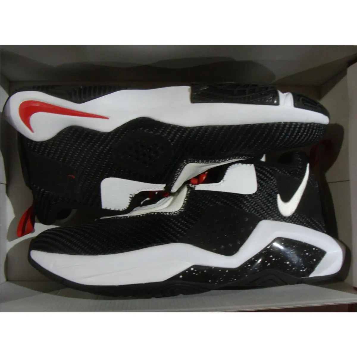 Nike shoes - Nike LeBron XIV - LeBron XIV - Black/White Red 6