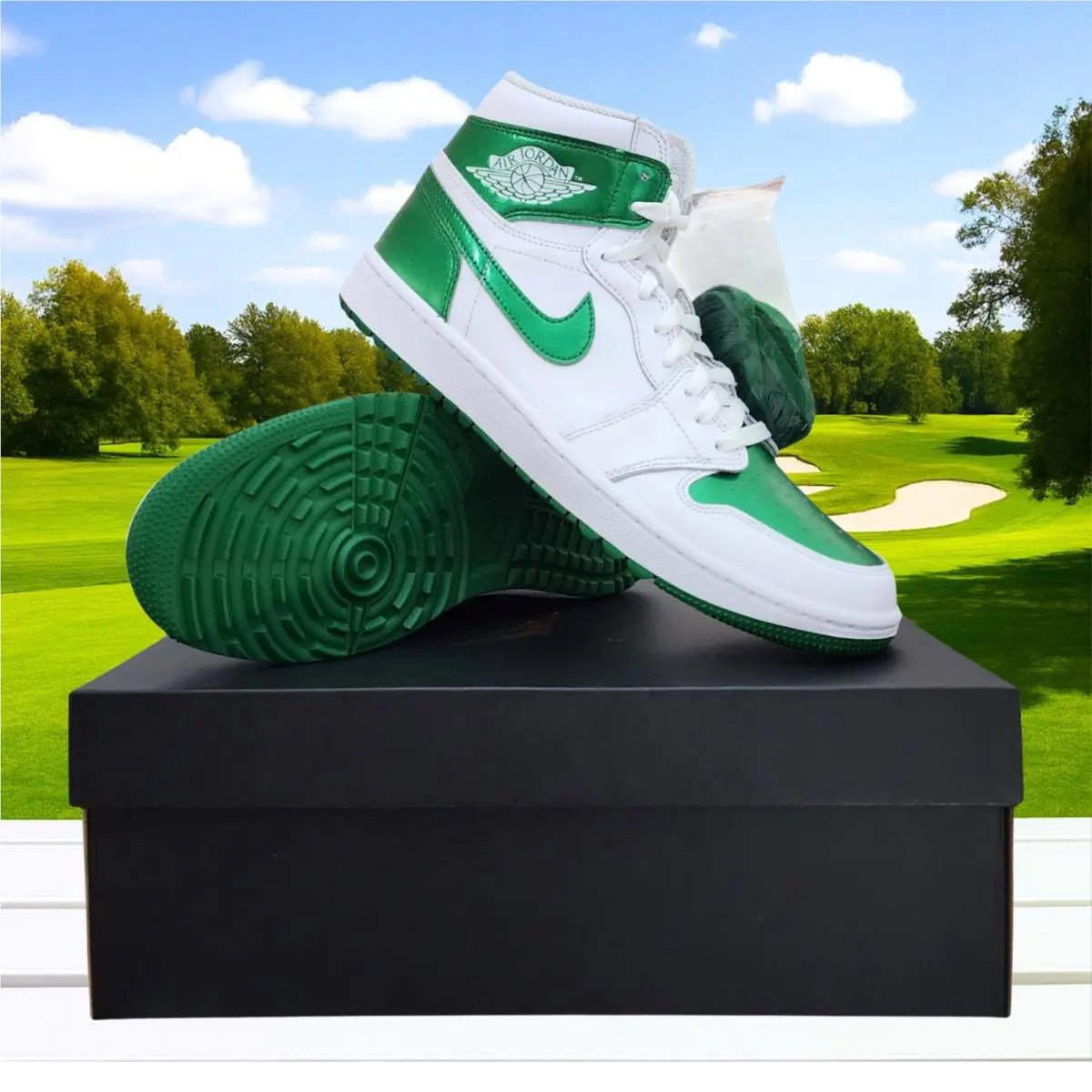 Nike shoes - Nike Air Jordan 1 High Golf - DQ0660-130 - White 0