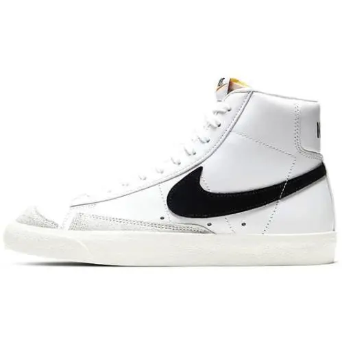 Nike Blazer Mid 77 Vintage Leather Training Comfort Sneaker Women`s CZ1055-100 - White/Black