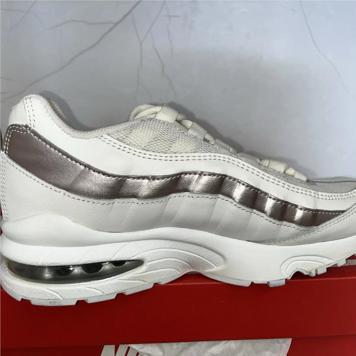Nike shoes - Nike Air Max 95 - Air Max - PHANTOM/METALIC BRONZE RED 1