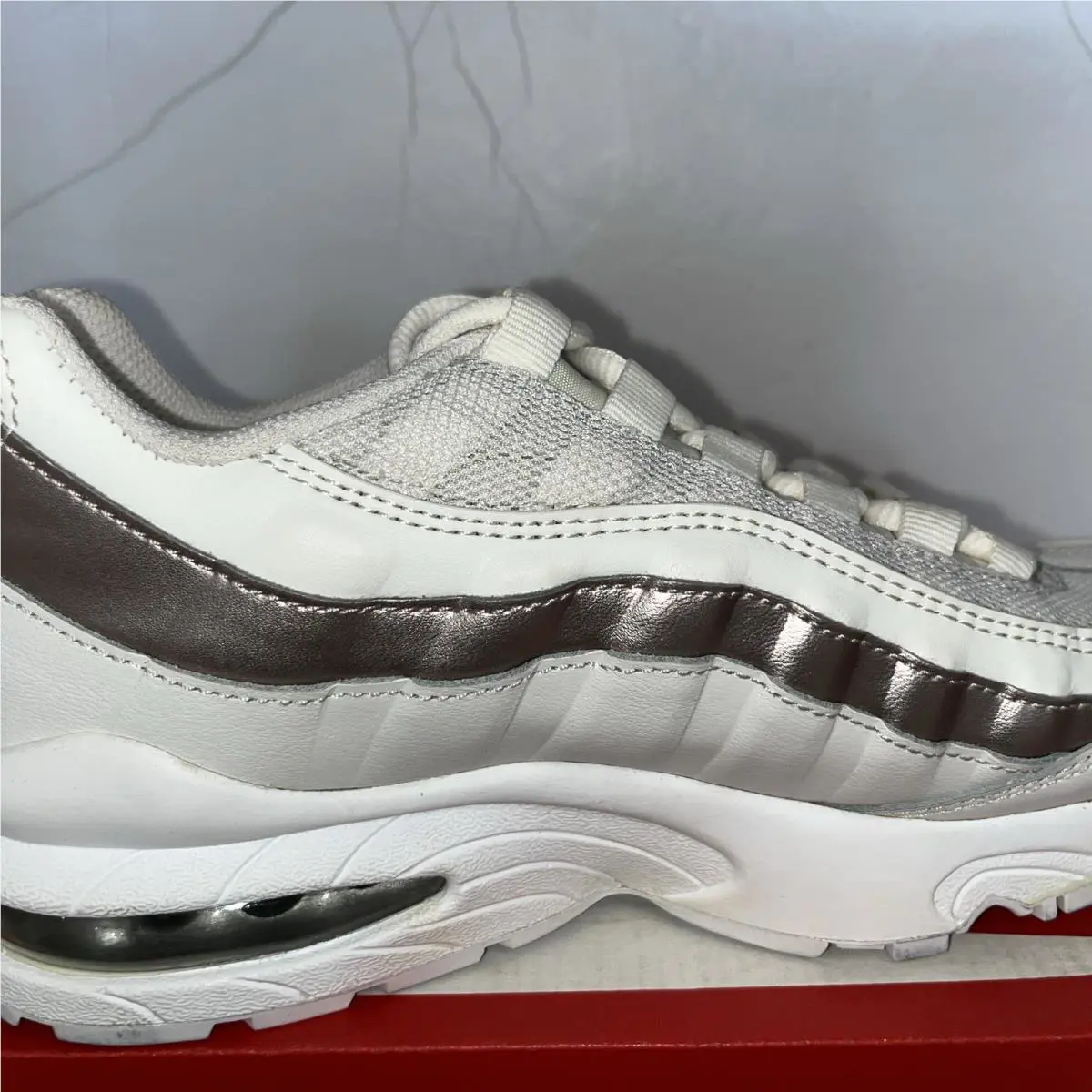 Nike shoes - Nike Air Max 95 - Air Max - PHANTOM/METALIC BRONZE RED 14