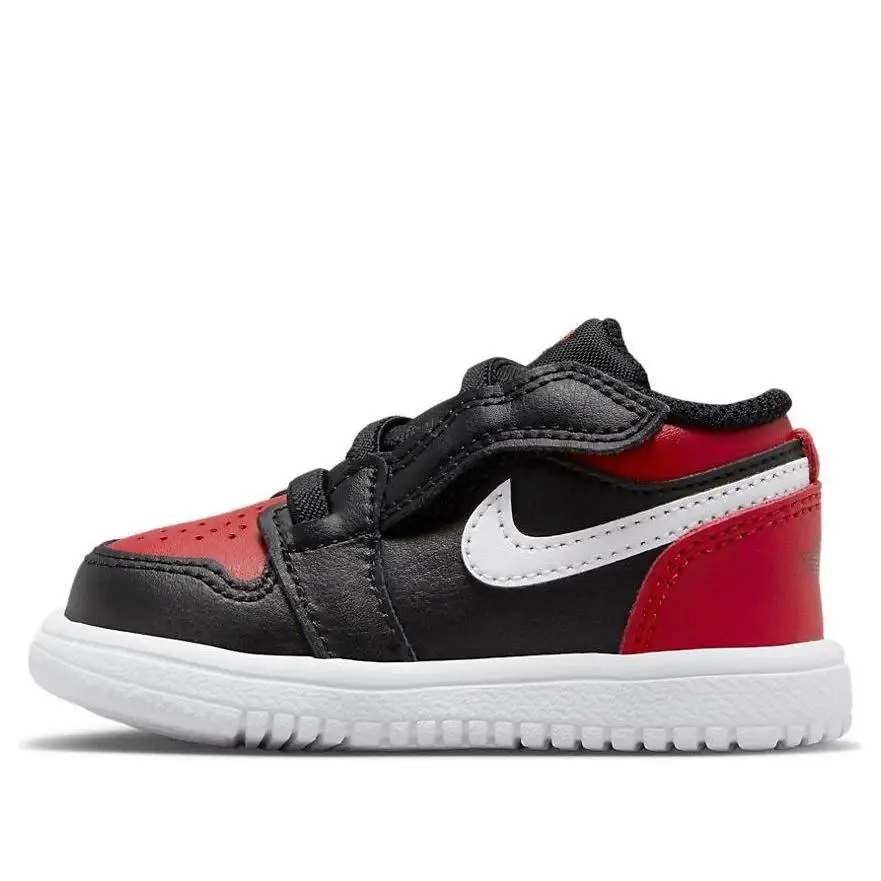 Nike Air Jordan 1 Low Alt `bred` CI3436-066 Sneaker Toddler 4 Black Casual Shoes - Black