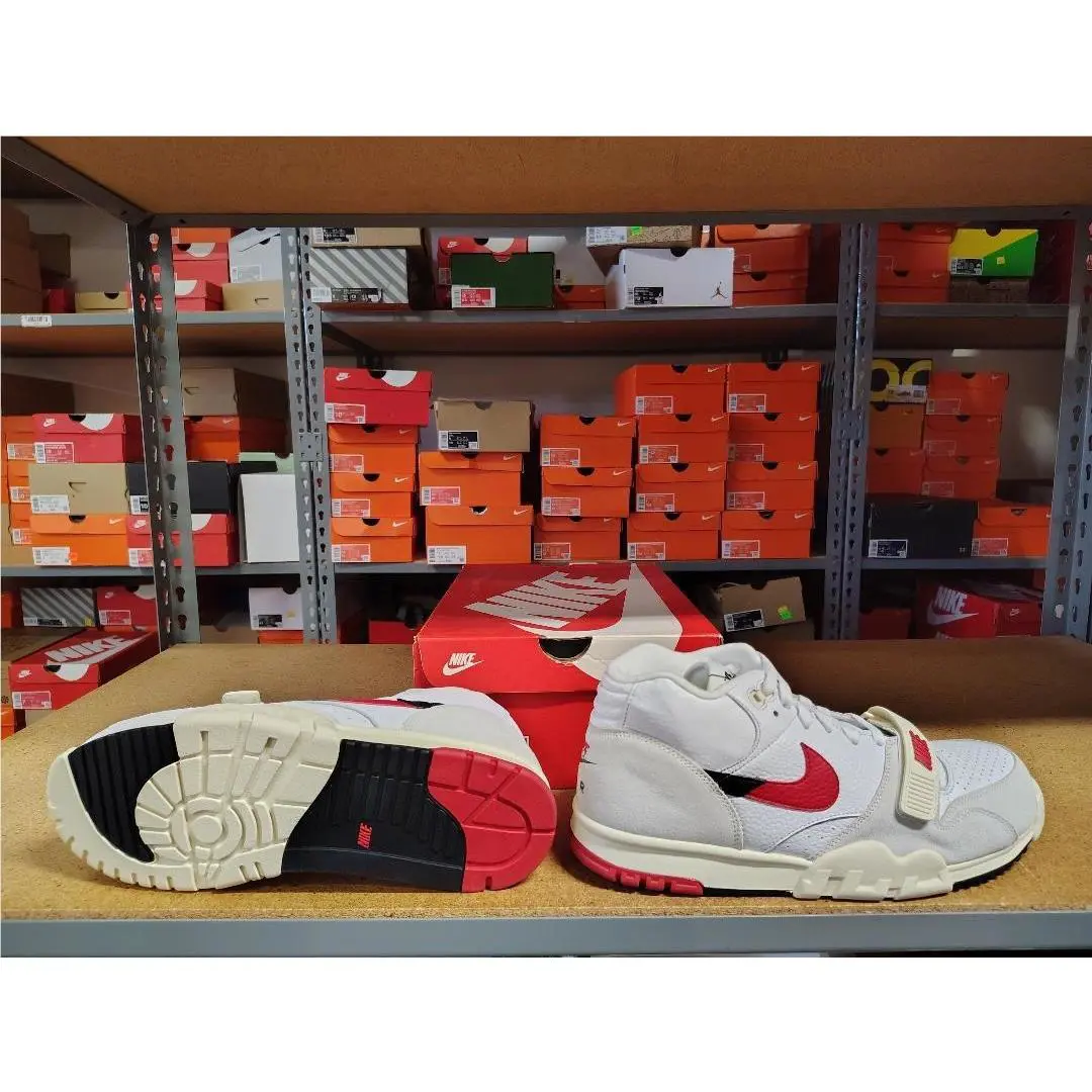 Nike shoes - Nike Air Trainer 1 - Air Trainer - DZ2547-100 - White University Red Black 0