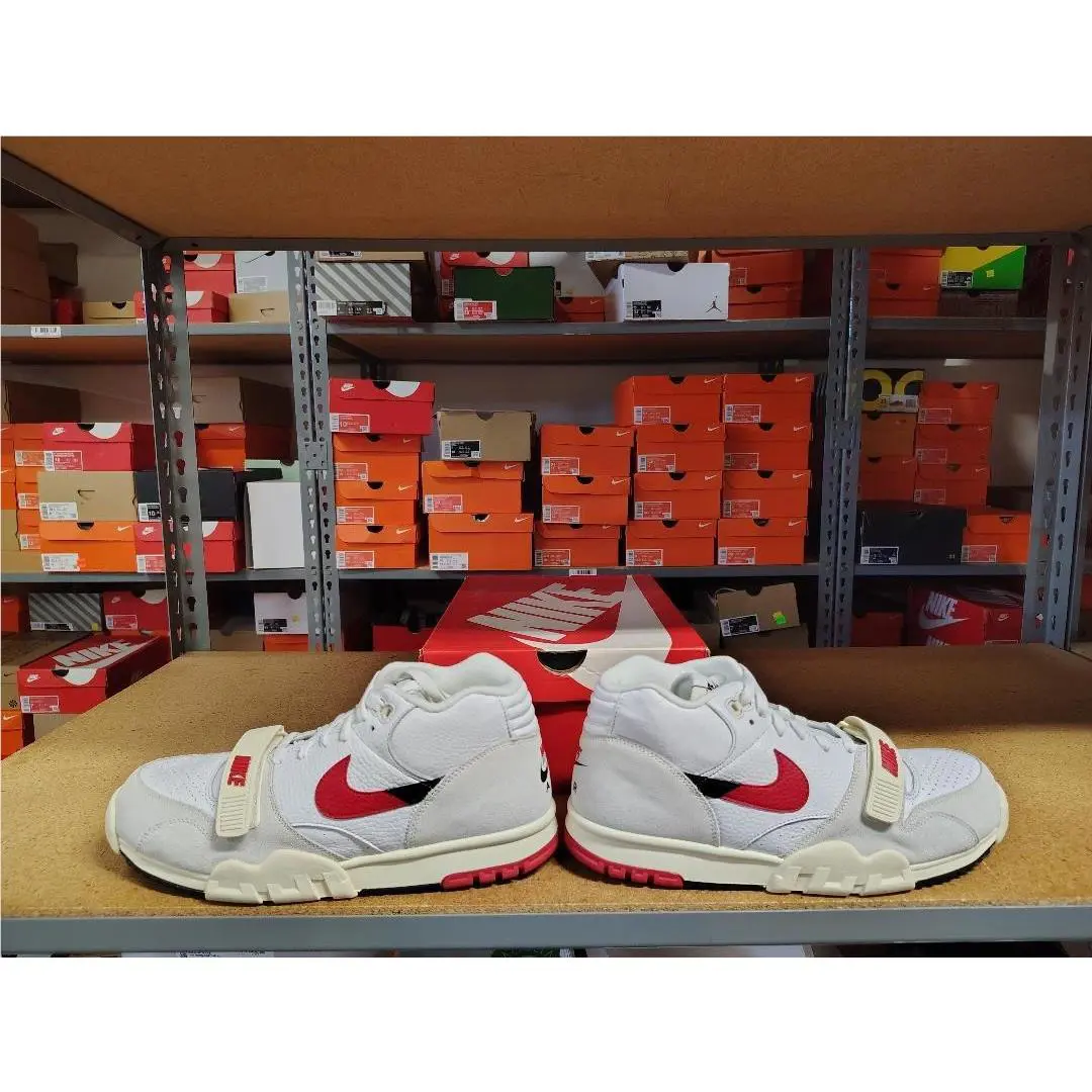 Nike shoes - Nike Air Trainer 1 - Air Trainer - DZ2547-100 - White University Red Black 1