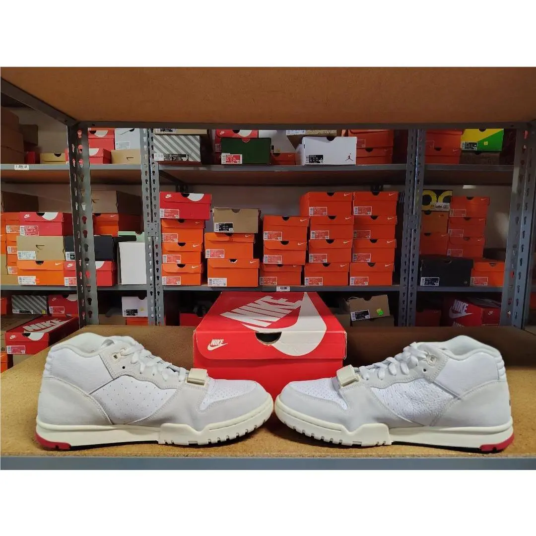 Nike shoes - Nike Air Trainer 1 - Air Trainer - DZ2547-100 - White University Red Black 2