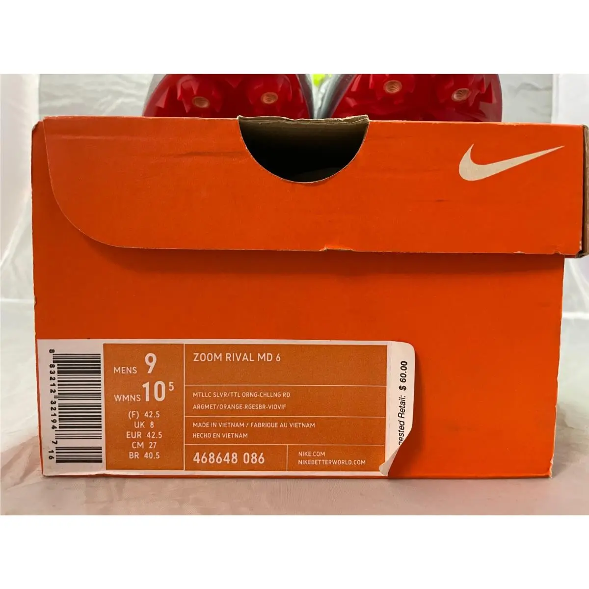Nike shoes - Nike Zoom Rival - Zoom Rival - 468648 086 - Silver 14