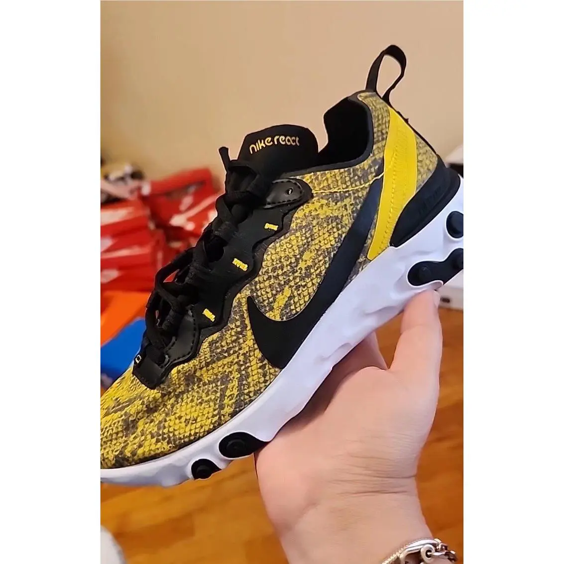 Nike shoes - Nike React Element - React Element - CT1551-700 - Yellow 14