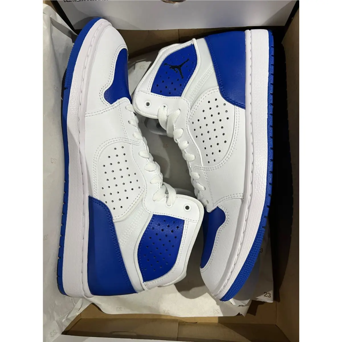 Nike shoes - AR3762 - AR3762 - WHITE/BLACK-GAME ROYAL 6