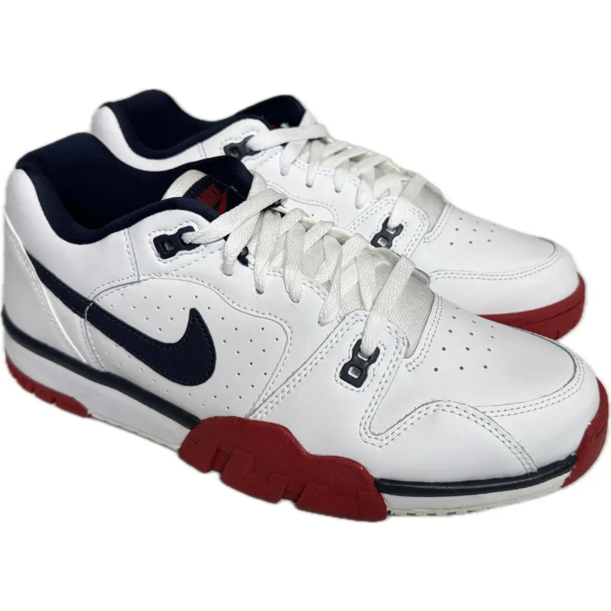 Nike shoes - Nike Cross Trainer Low - Cross Trainer Low - CQ9182-101 - White/Gym Red/Obsidian 7