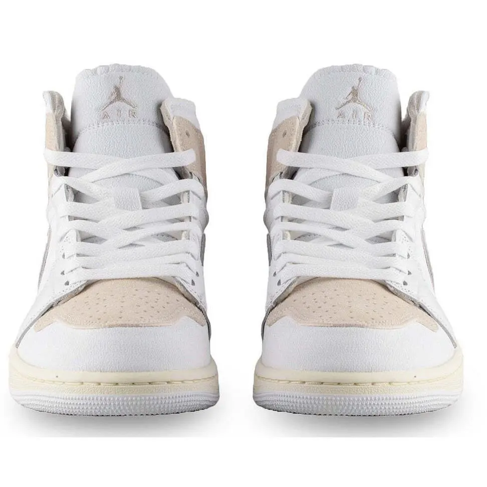 Nike shoes - Air Jordan 1 Mid SE - DM9652-120 - White, Manufacturer: WHITE/LIGHT OREWOOD BROWN/TECH GREY/SAIL 2