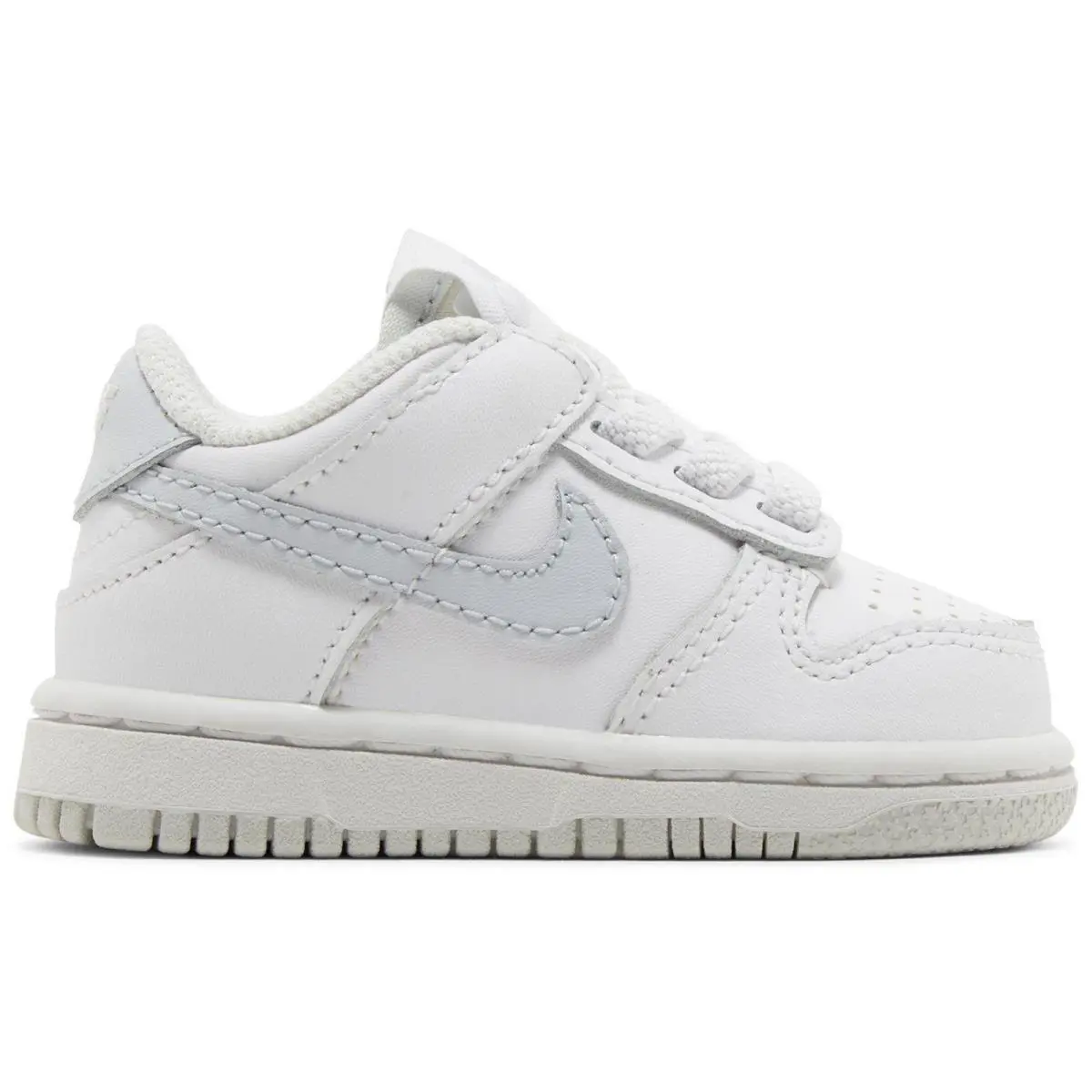 DH9761-102 Toddlers Nike Dunk Low `white Pure Platinum` - White/Pure Platinum-White