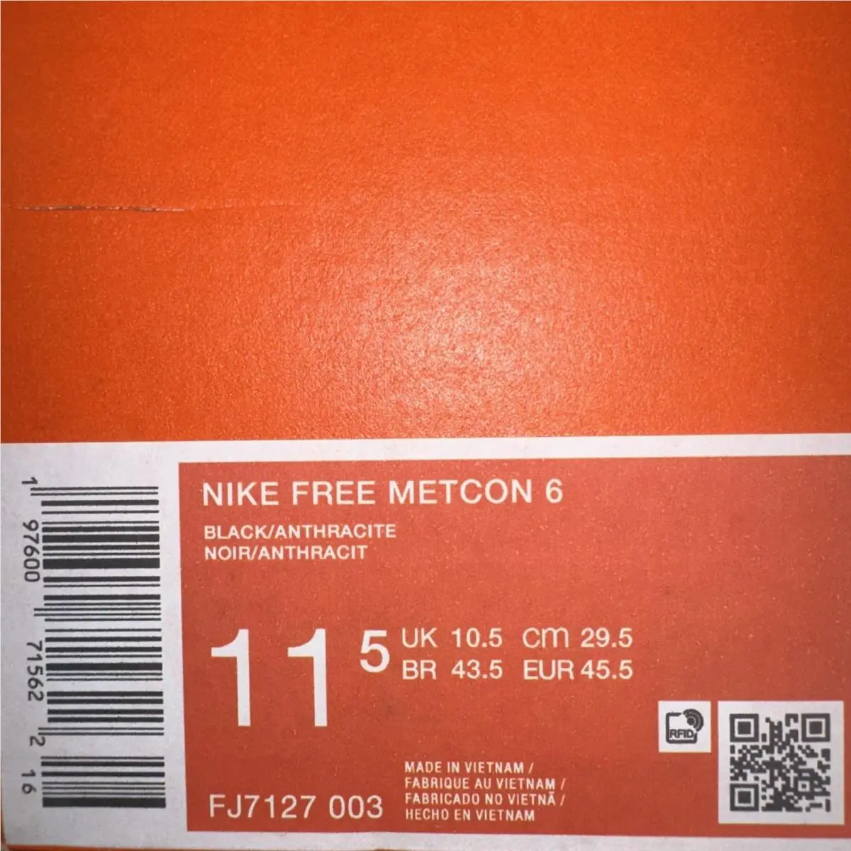 Nike shoes - Nike Free Metcon - Free Metcon - FJ7127-003 - Black 4
