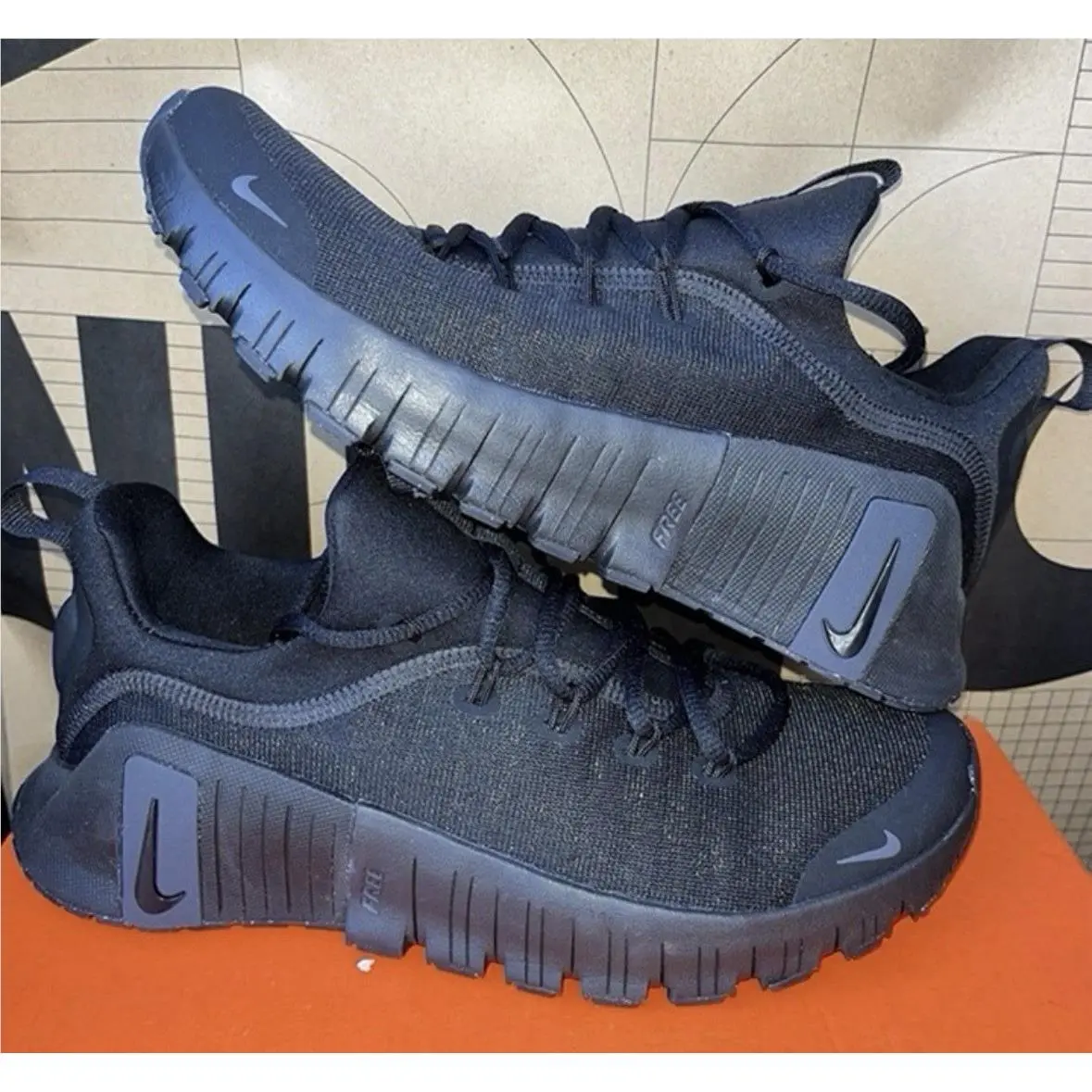 Nike Free Metcon 6 Triple Black Anthracite Nby FJ7127-003 Men’s Size 11.5