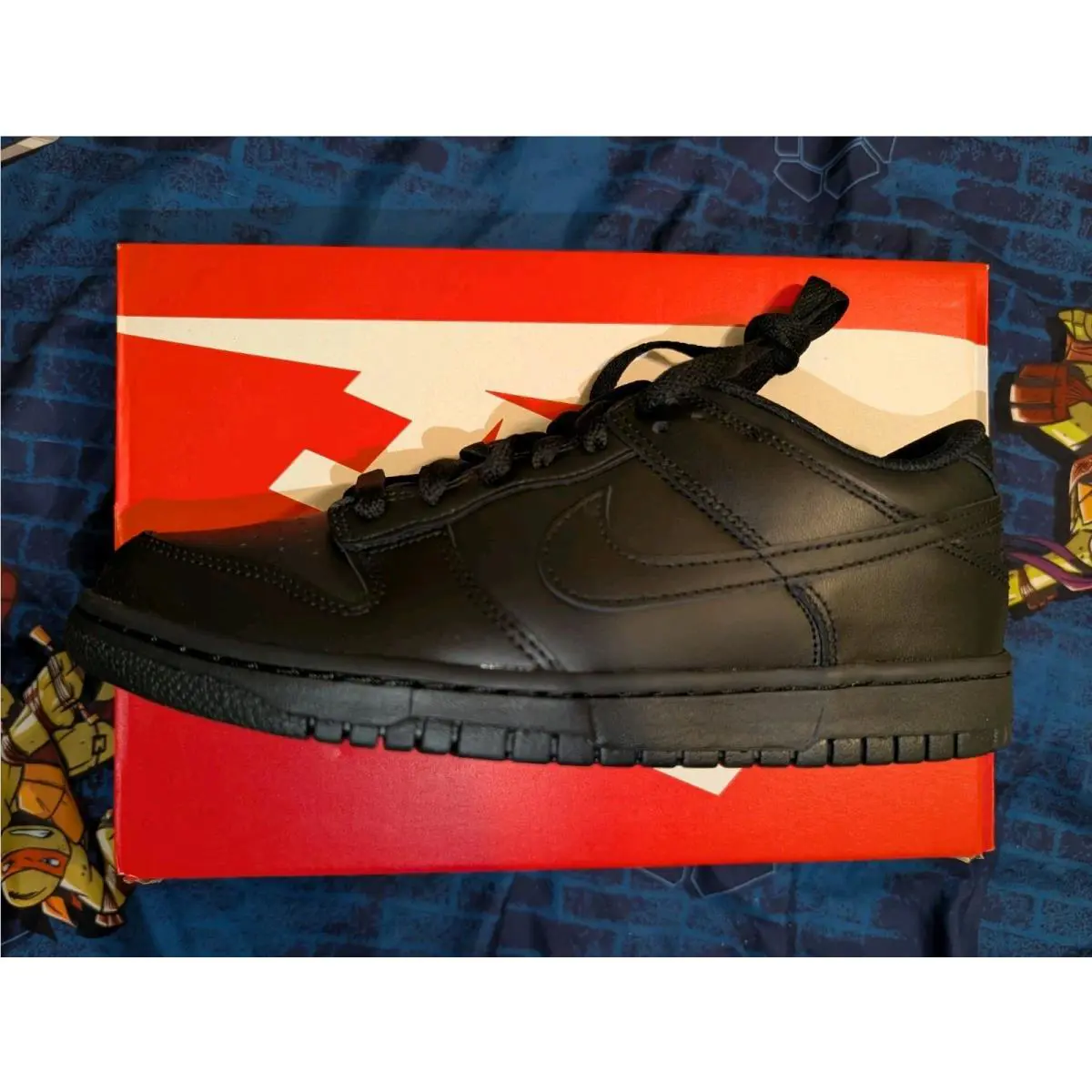 Nike shoes - Nike Dunk - Dunk - IB6651-001 - Black, Manufacturer: Black/Black/Black 1