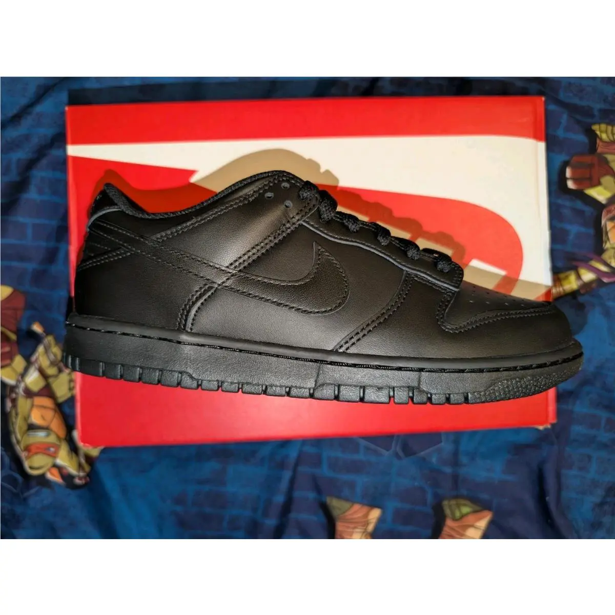 Nike shoes - Nike Dunk - Dunk - IB6651-001 - Black, Manufacturer: Black/Black/Black 3