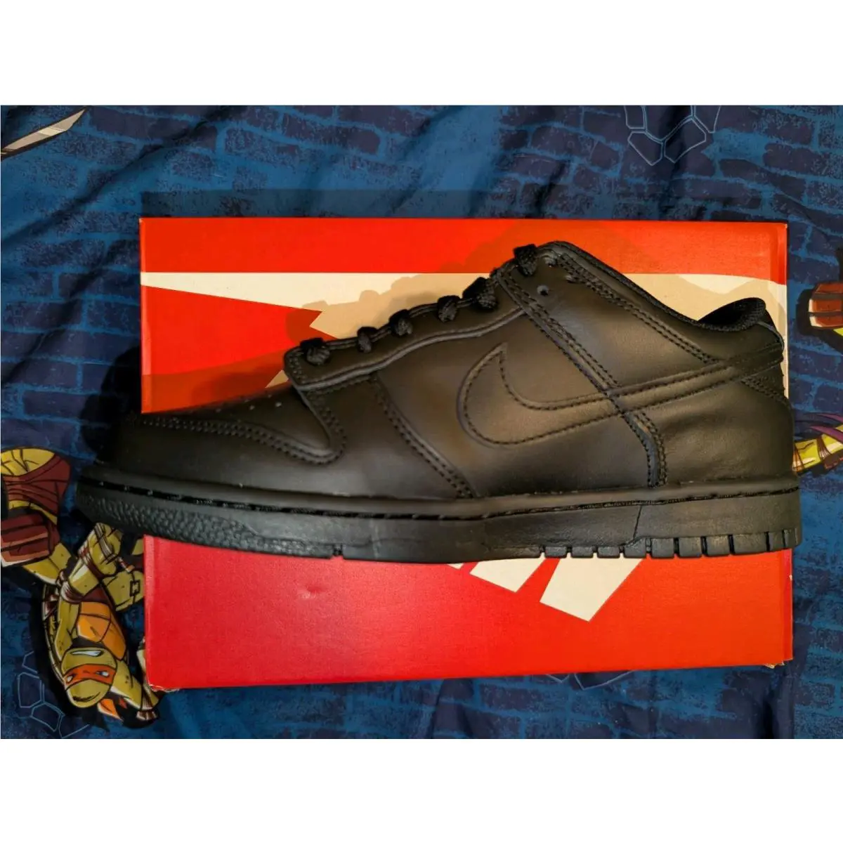 Nike shoes - Nike Dunk - Dunk - IB6651-001 - Black, Manufacturer: Black/Black/Black 4
