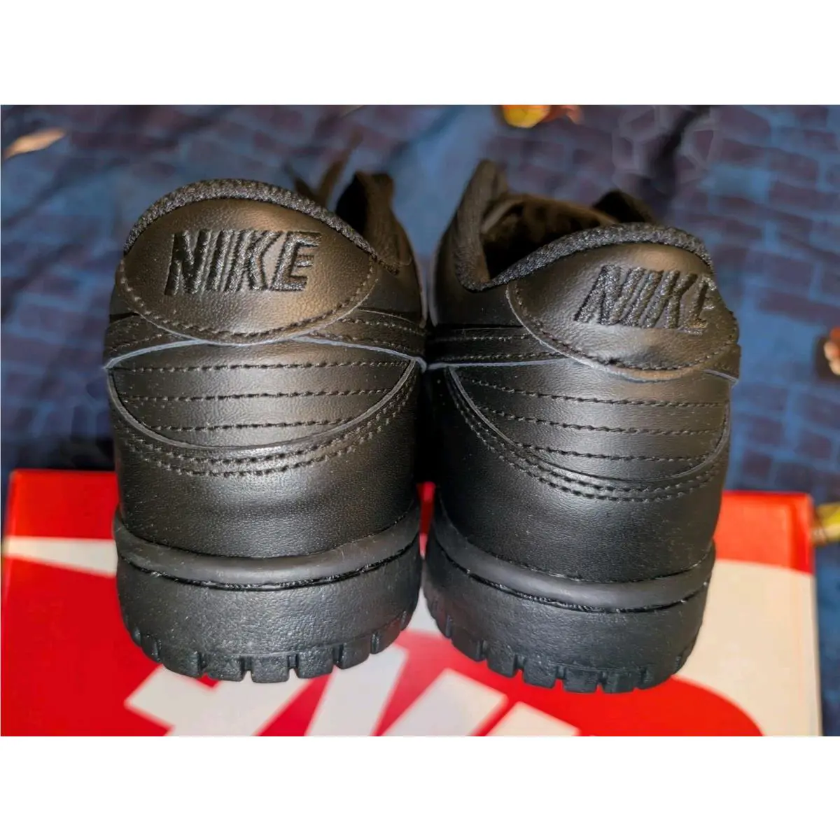 Nike shoes - Nike Dunk - Dunk - IB6651-001 - Black, Manufacturer: Black/Black/Black 6