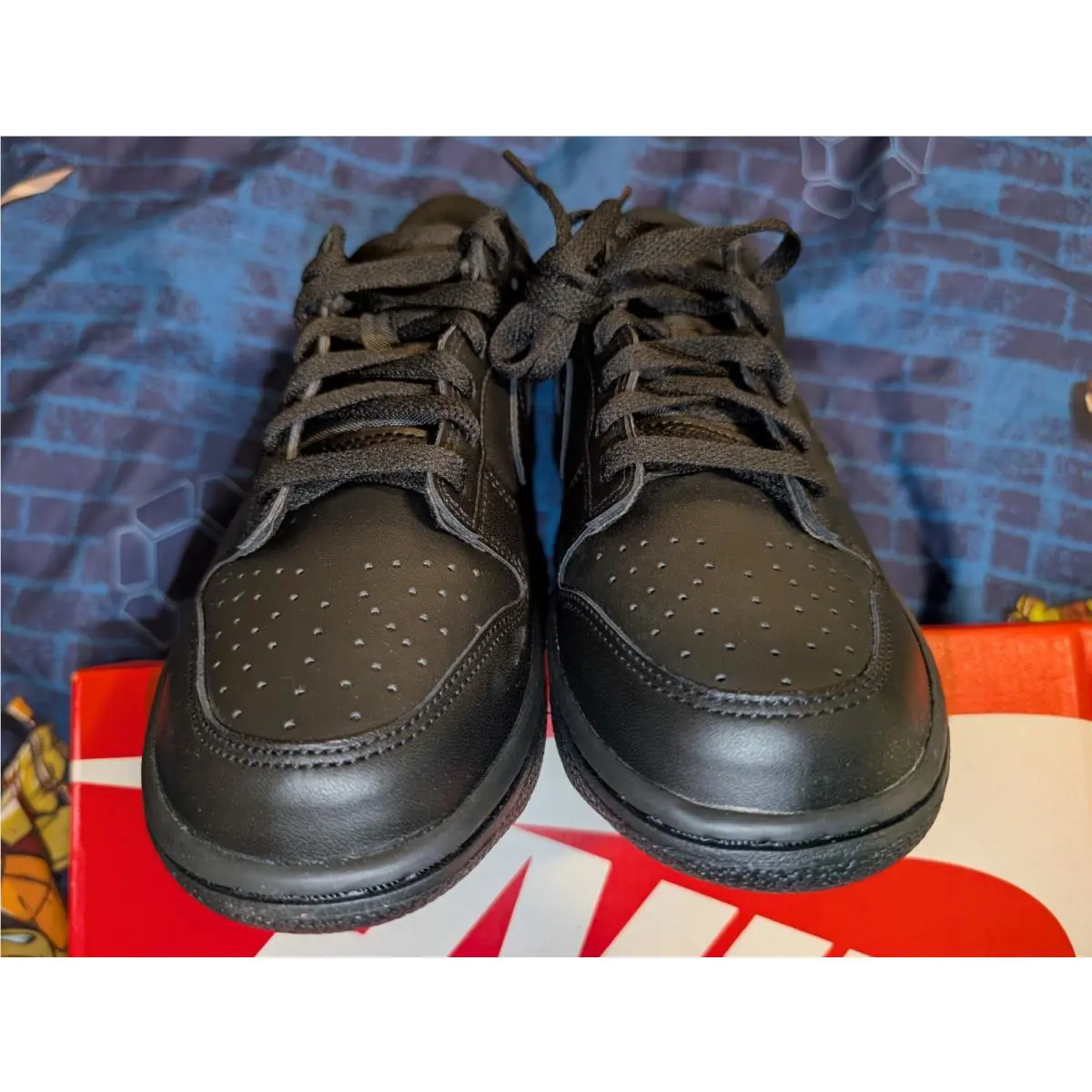 Nike shoes - Nike Dunk - Dunk - IB6651-001 - Black, Manufacturer: Black/Black/Black 7