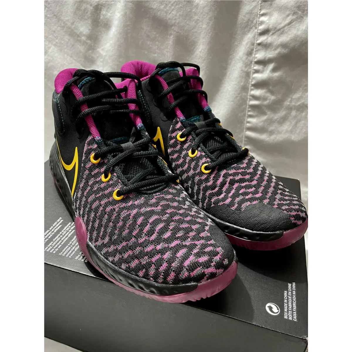 Nike shoes - Nike Zoom KD Trey 5 VIII - CK2090 005 - Black/University Gold-Mulberry (UPC: 194497942971) 0