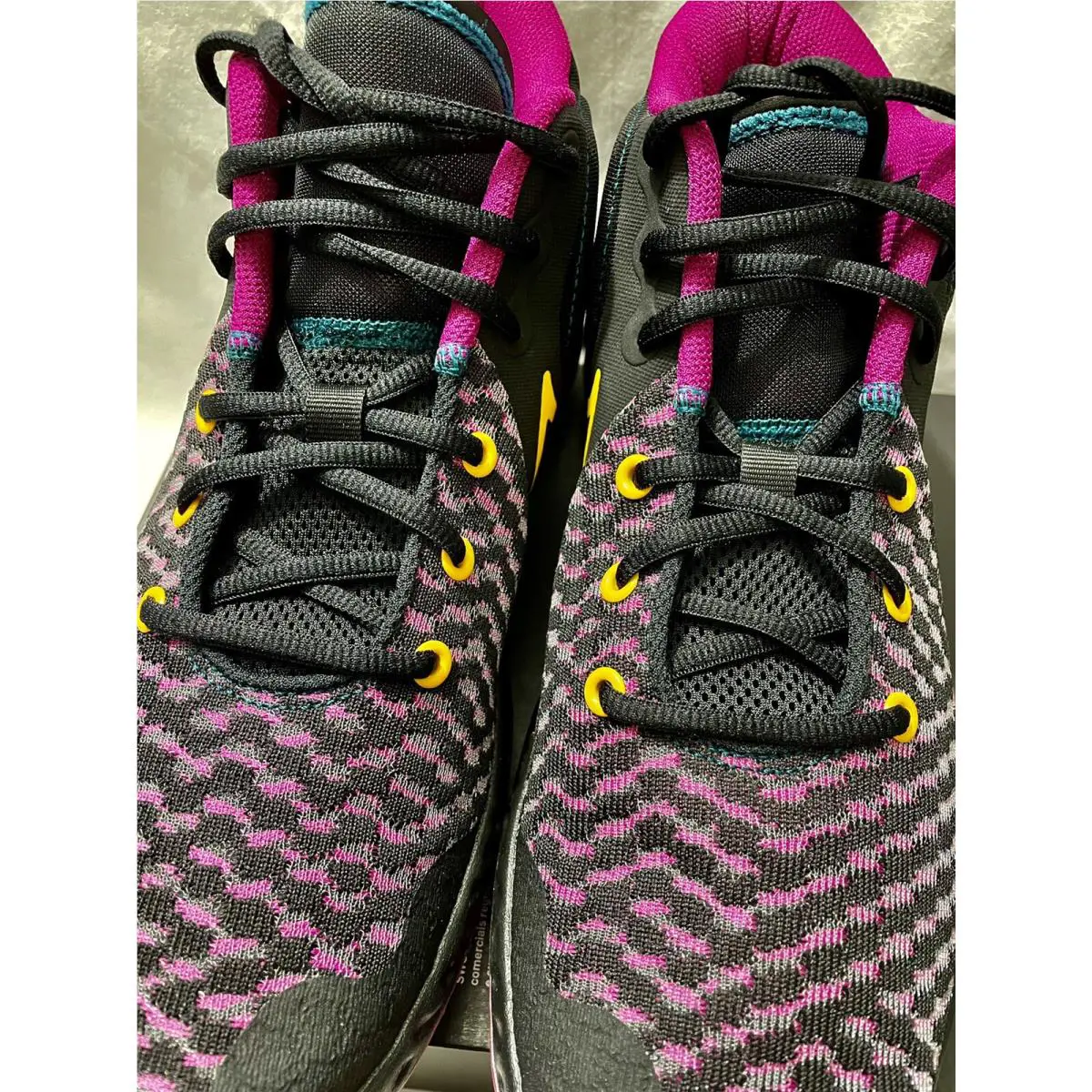 Nike shoes - Nike Zoom KD Trey 5 VIII - CK2090 005 - Black/University Gold-Mulberry (UPC: 194497942971) 4