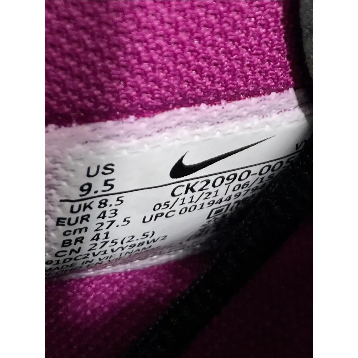 Nike shoes - Nike Zoom KD Trey 5 VIII - CK2090 005 - Black/University Gold-Mulberry (UPC: 194497942971) 5