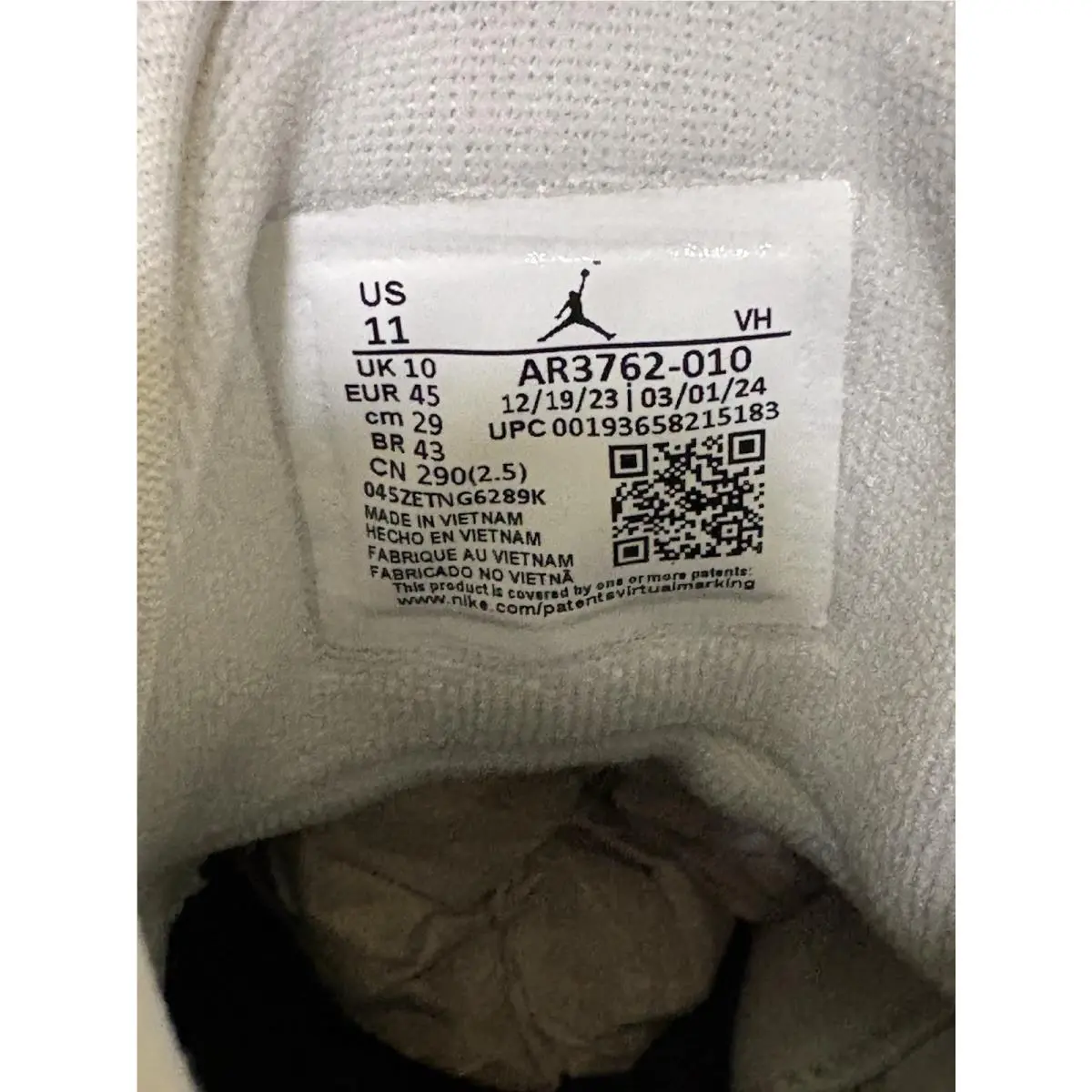 Nike shoes - Air Jordan Access - Air Access - AR3762-010 - Gray 9