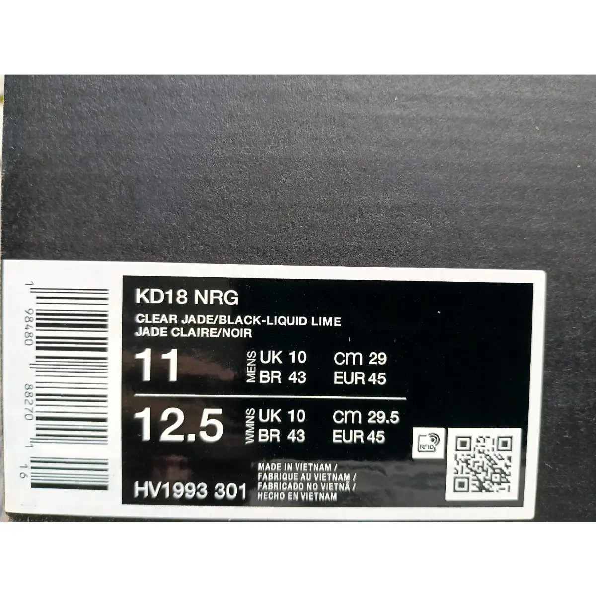 Nike shoes - NIKE KD18 - HV1993-301 - Green (UPC: 198480882701) 4