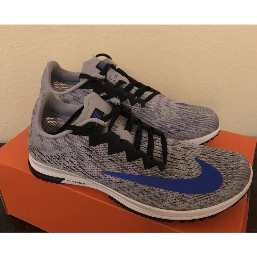 Nike Air Zoom Streak LT 4 Road Run Shoe /gray 924514-002 Mens Size 6 / Women 7.5