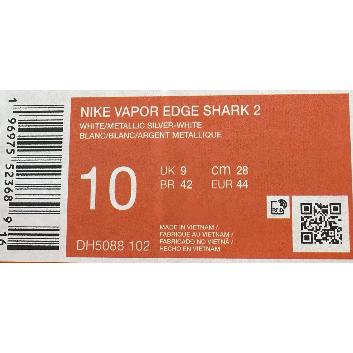 Nike shoes - Nike Vapor Edge - Vapor Edge - DH5088-102 - Silver (UPC: 00196975523689) 6
