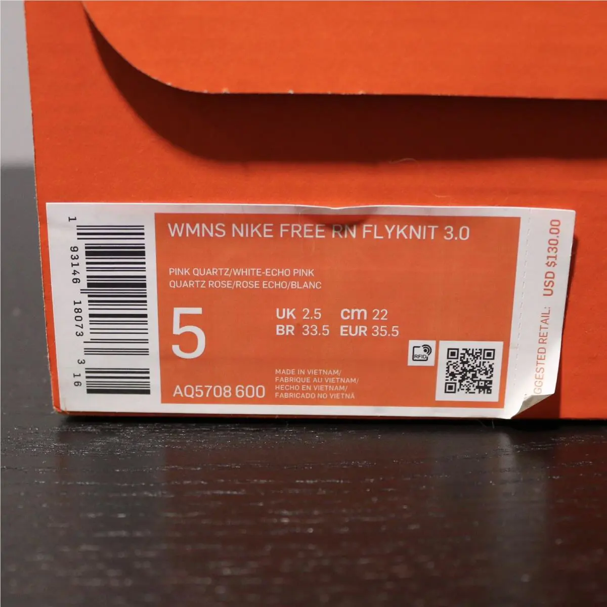 Nike shoes - Nike Free RN Flyknit - Free Flyknit - Pink 6