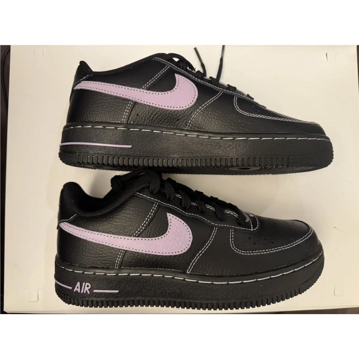 Nike shoes - Nike Air Force 1 LV8 - HJ4563 001 - Black/Hydrangeas (UPC: 197863463766) 0