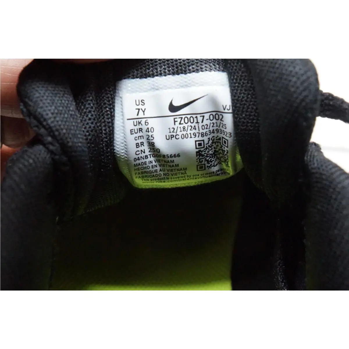 Nike shoes - FZ0017002 - FZ0017-002 - Black 10