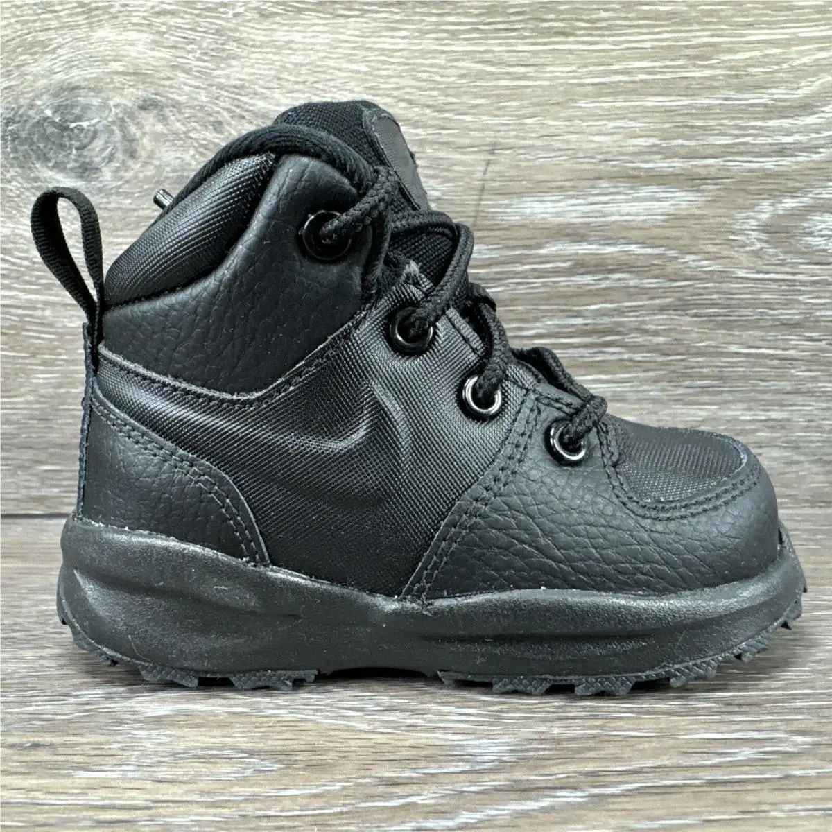 Nike Manoa Ltr Boots Shoes TD BQ5374-001 Black Toddler Kids Size 5C