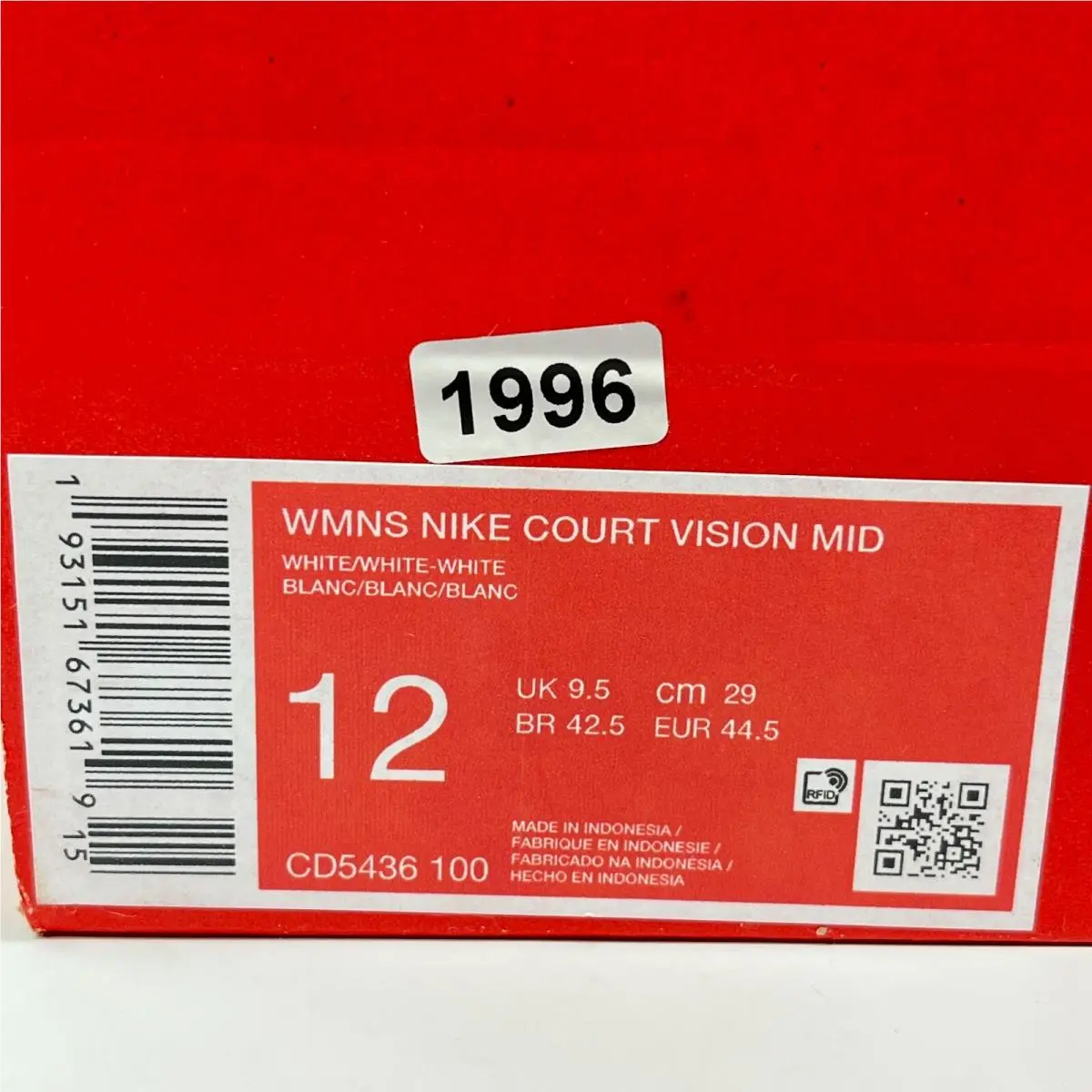 Nike shoes - Nike Court Vision - Court Vision - White 6