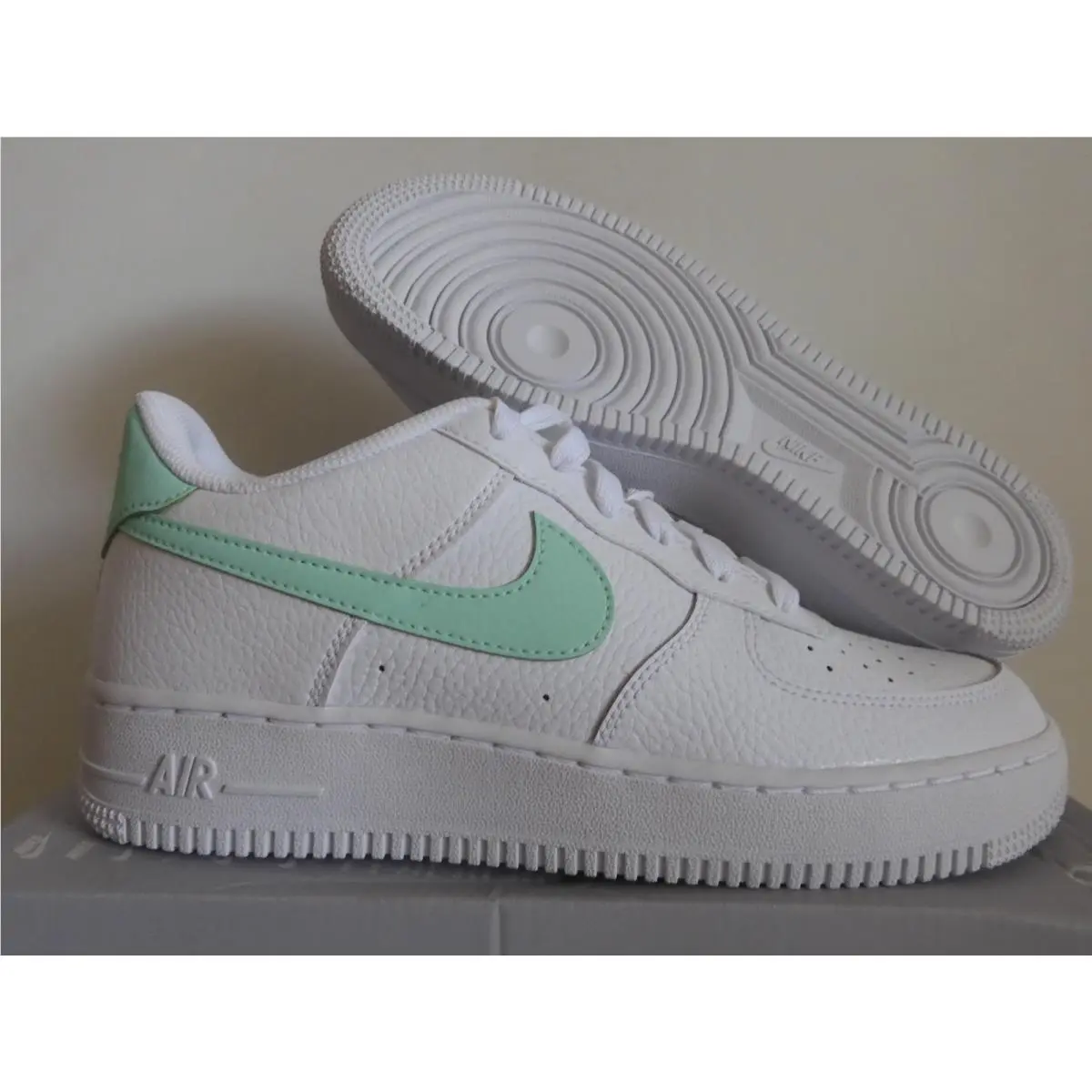 Nike Air Force 1 Gs White-mint Foam Sz 6.5Y CT3839-105