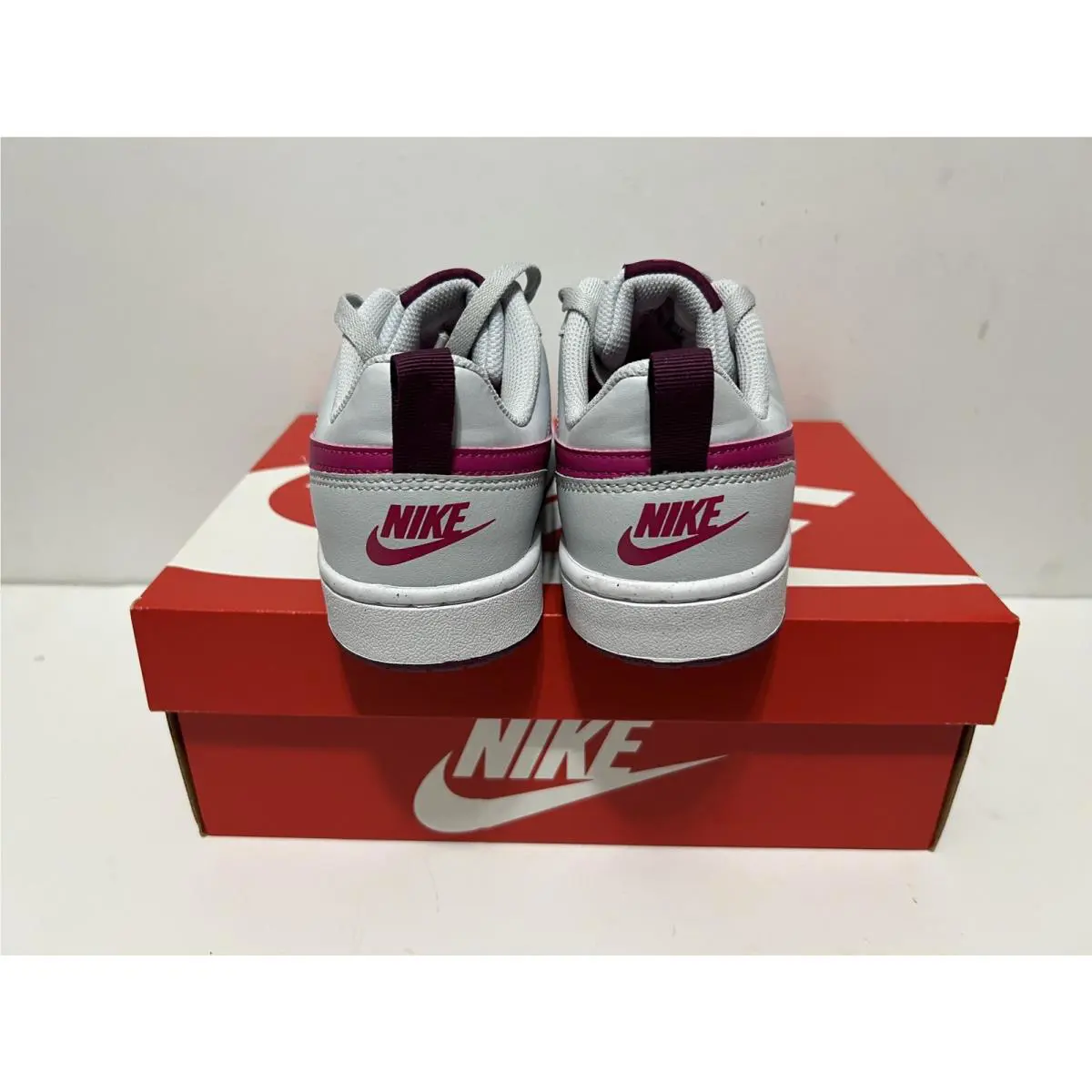 Nike shoes - Nike Court Borough - Court Borough - Pure Platinum/pink-prime (UPC: 0195866729155) 2