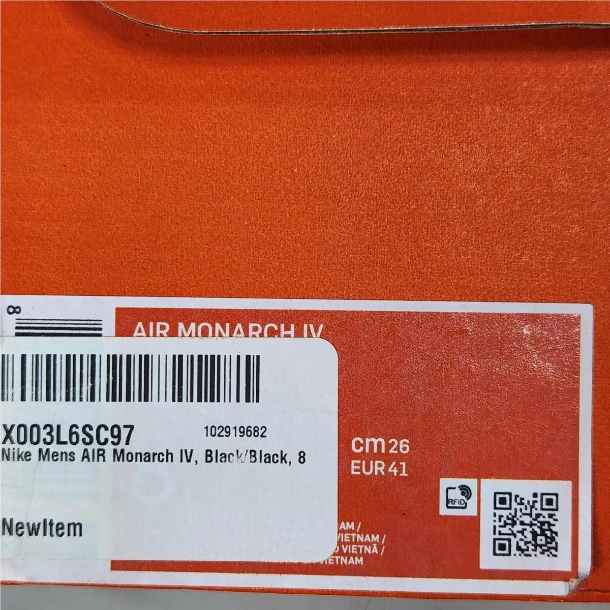 Nike shoes - Nike Air Monarch IV - Air Monarch - 415445-001 - Black (UPC: 0885259540534) 10