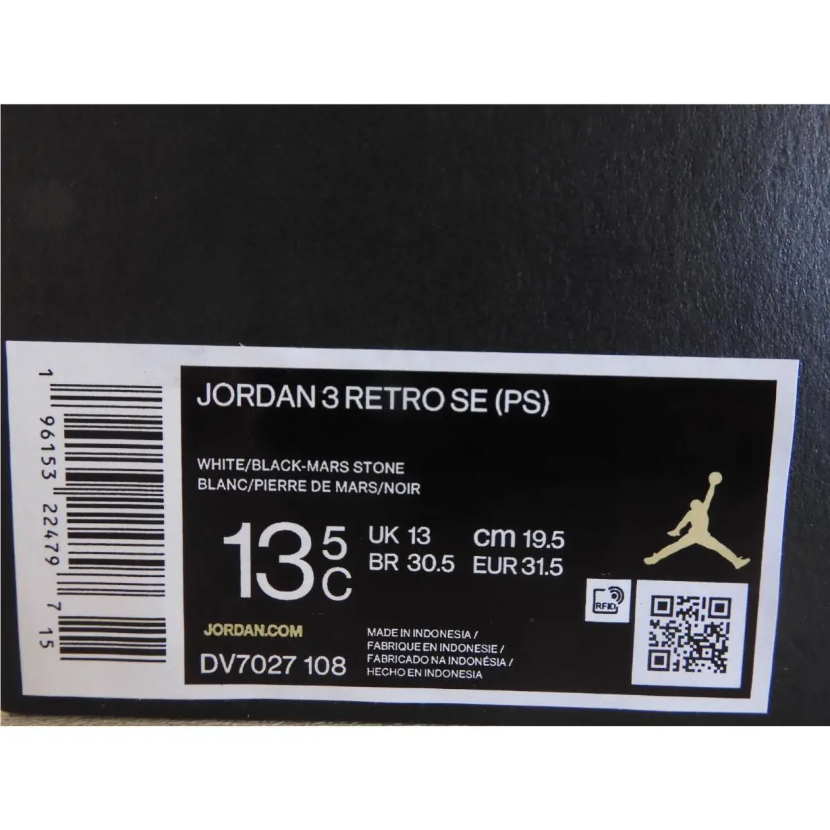 Nike shoes - Air Jordan 3 - Air - White (UPC: 196153224797) 6