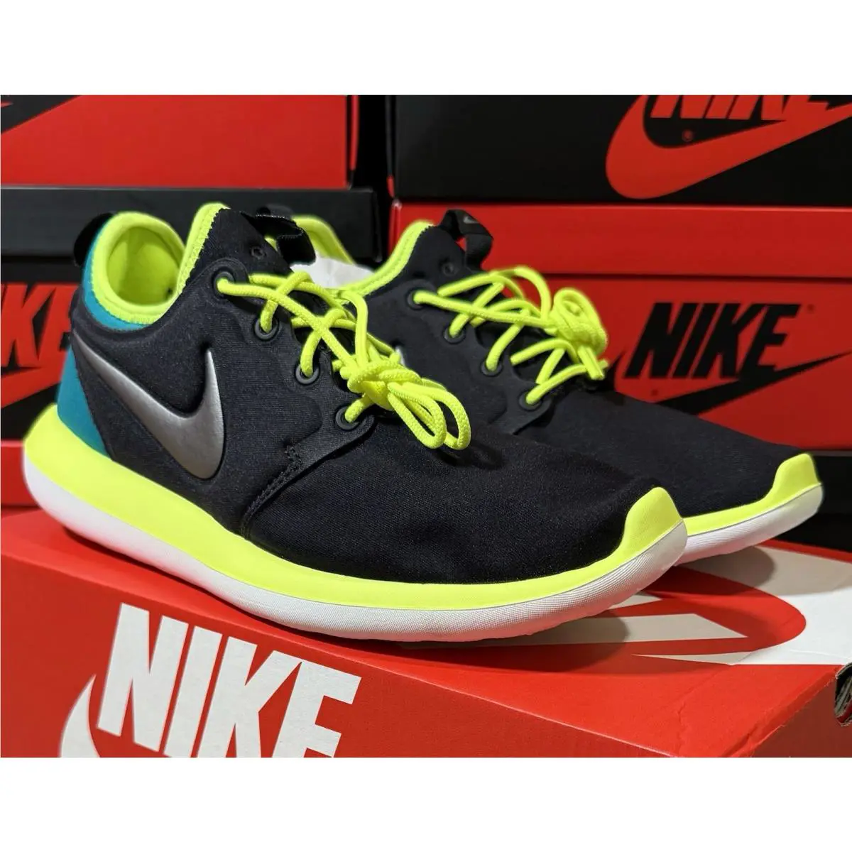 Nike shoes - Nike Kid`s Roshe Two - Roshe Two - 844653-003 - Black (UPC: 091205932623) 8
