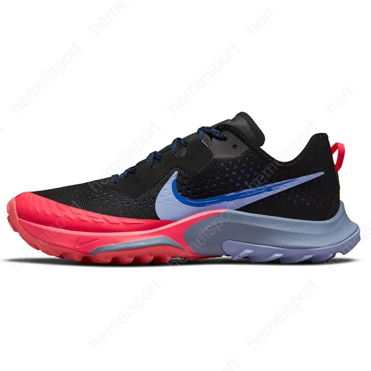 Nike Air Zoom Terra Kiger 7 Black Lapis Flash Crimson 2021 - CW6066-004 Size 6 - Black