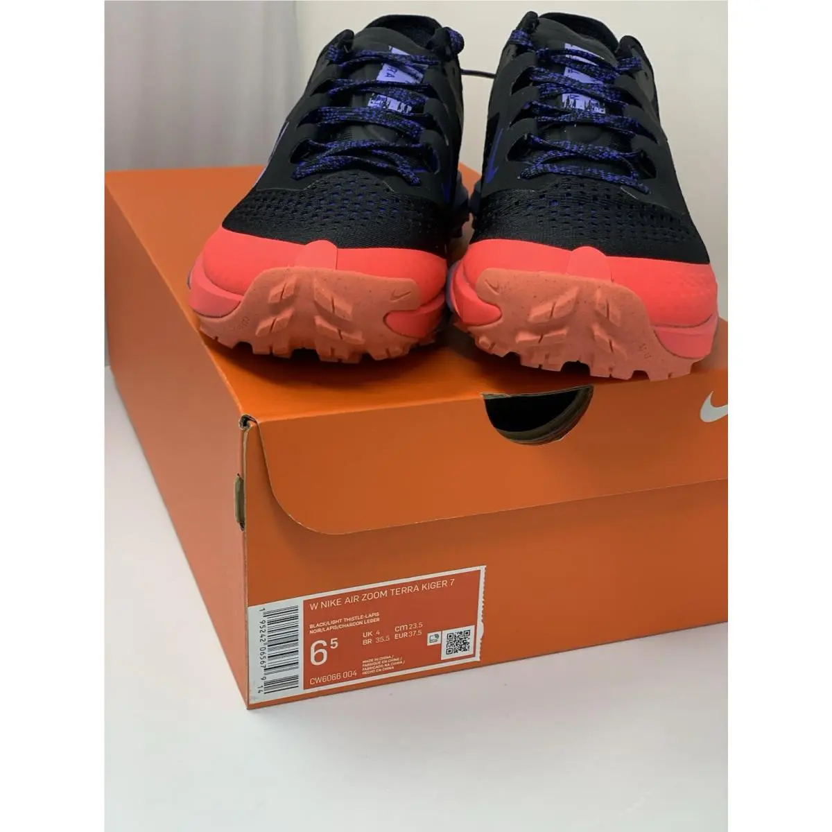 Air Zoom Terra Kiger 7 Black Lapis Flash Crimson 2021 - CW6066-004 Size 6.5 by Nike