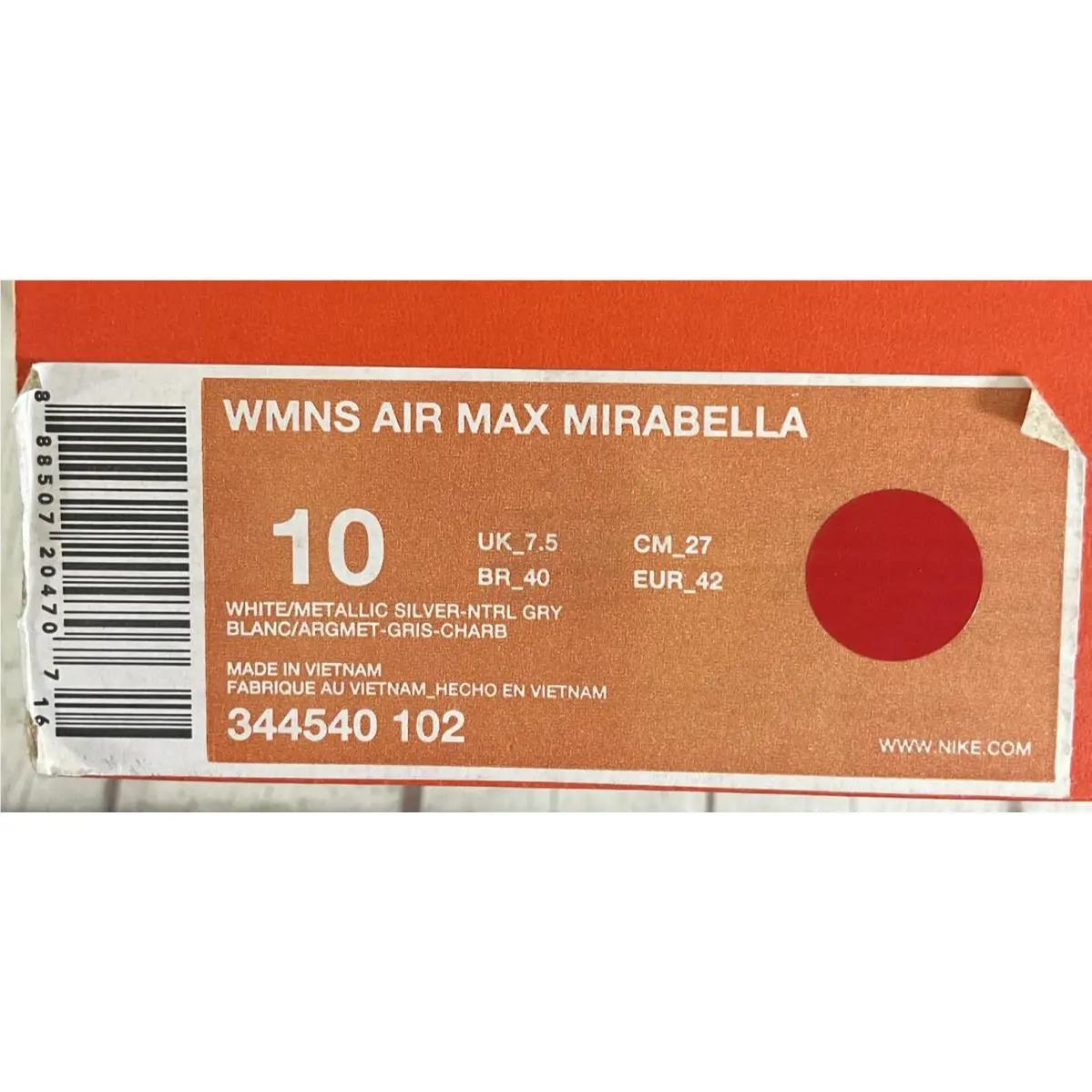 Nike shoes - Nike Air Max - Air Max - 344540-102 - White (UPC: 888507204707) 12