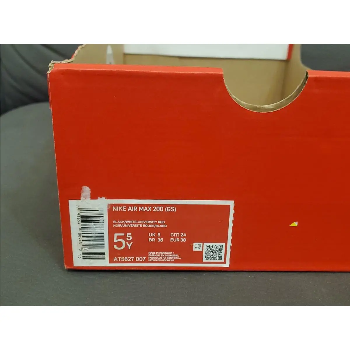 Nike shoes - Nike Air Max 200 GS - Red (UPC: 193654809461) 3