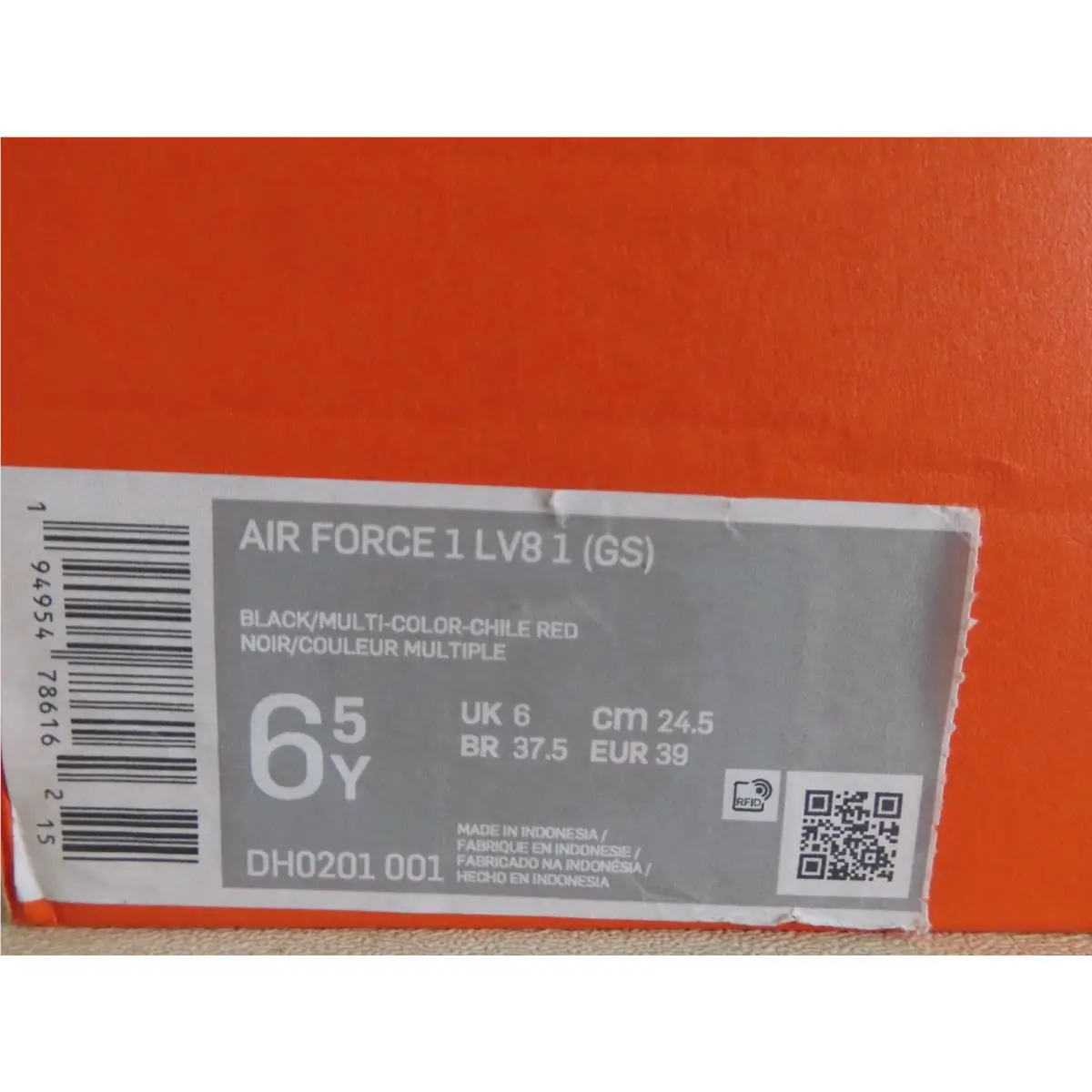Nike shoes - Nike Air Force 1 - Air Force - Black (UPC: 194954786162) 3