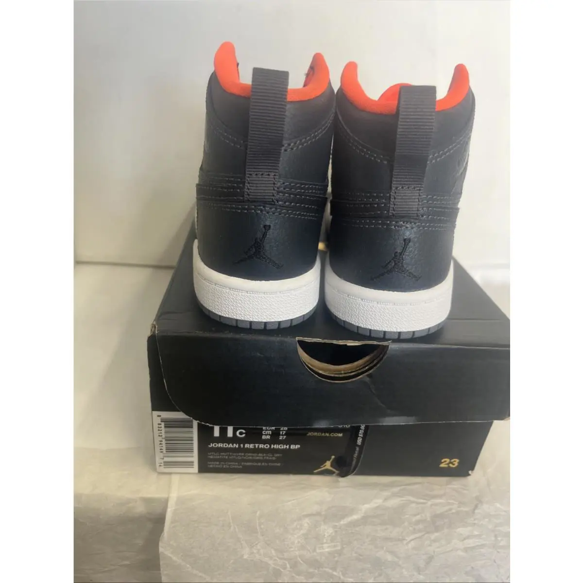 Nike shoes - Air Jordan 1 - Air - Black (UPC: 883212941497) 3