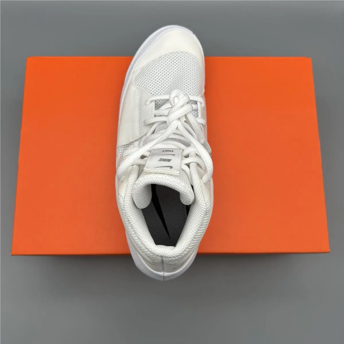 Nike shoes - Nike Fury - Fury - AO2416-102 - White, Manufacturer: White/White/Metallic Silver 9