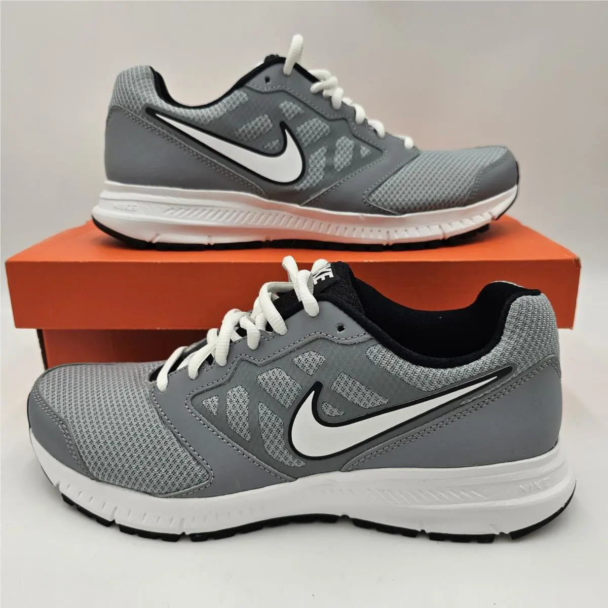 Nike Mens Downshifter 6 684652-026 Gray Running Shoes Sneakers Size 8.5